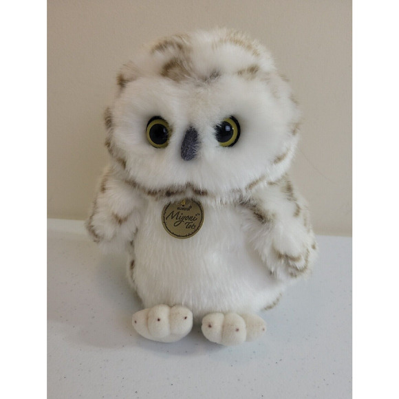 Aurora World Miyoni Tots Snowy Owl Cute Adorable Plush Stuffed Animal Toy 9" - Picture 1 of 10
